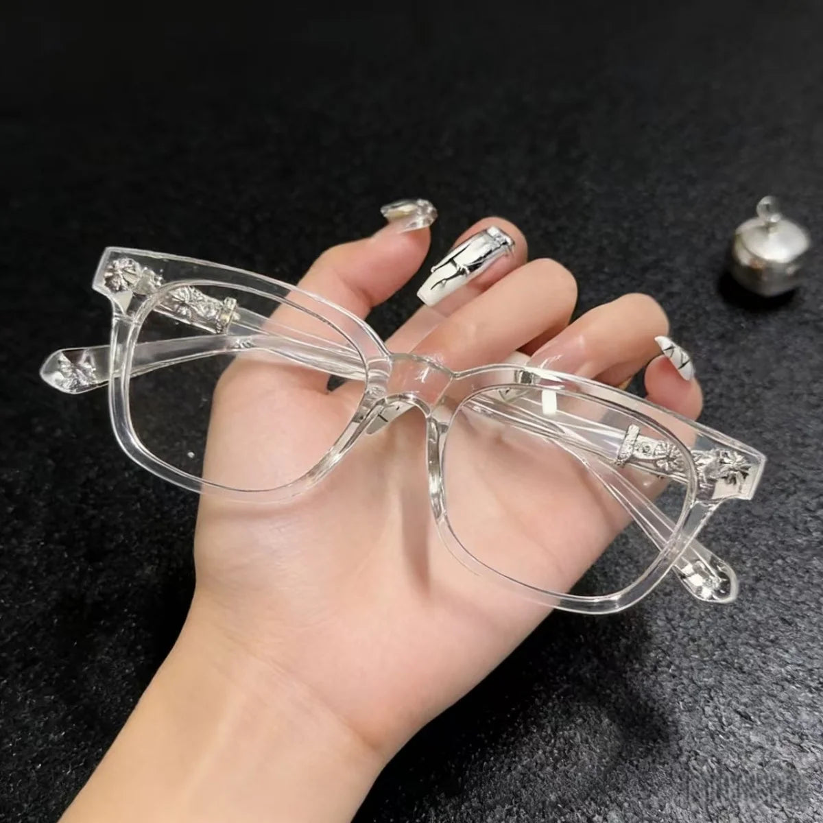VYXEN LUXE — PEARL WHITE/SILVER TRIM